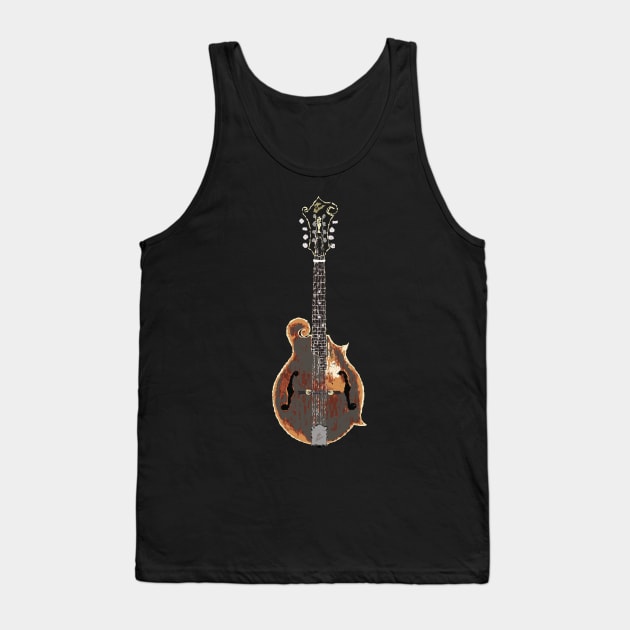 Bill Monroe Iconic Mandolin Tank Top by Daniel Cash Guitar